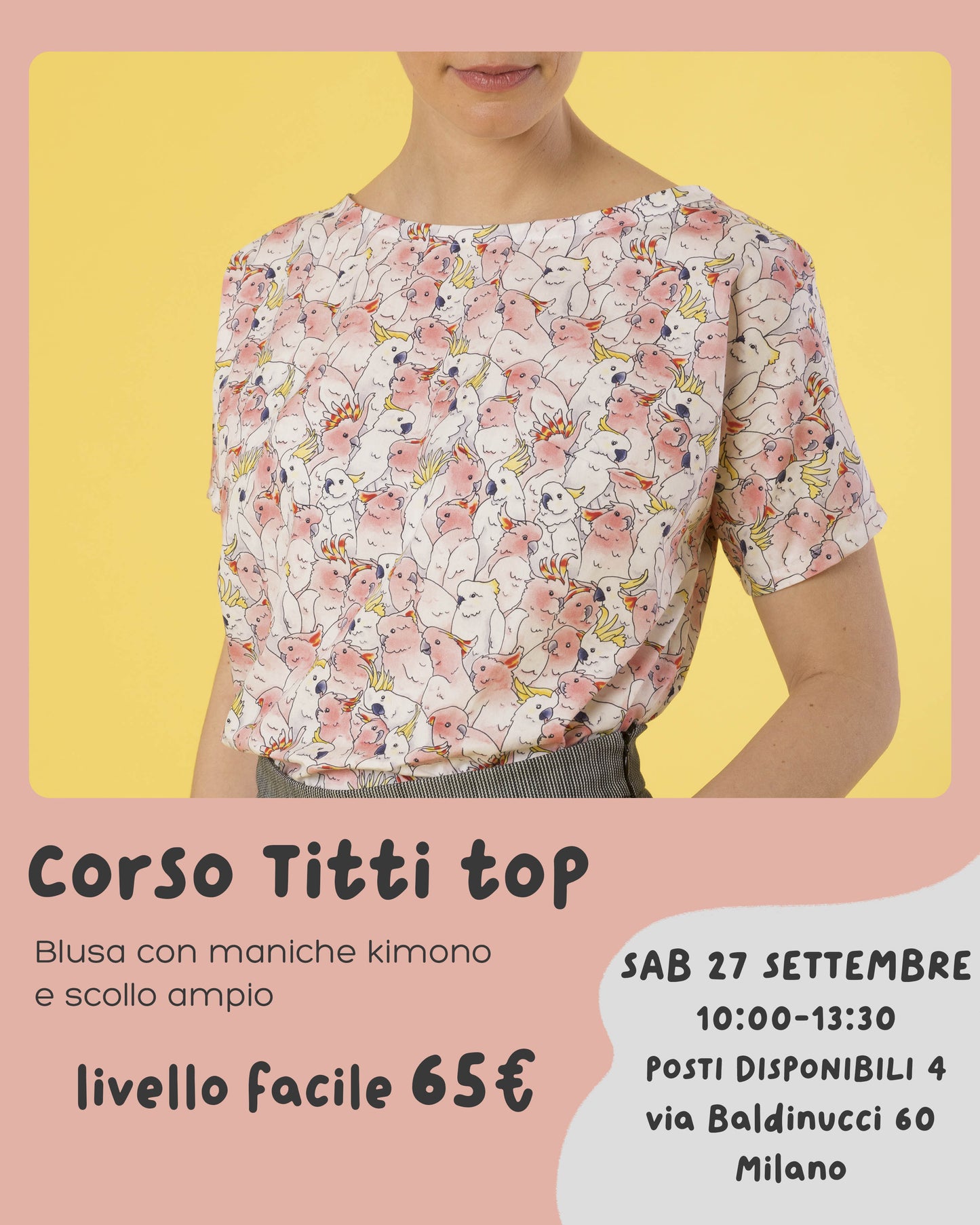 WORKSHOP DI CUCITO - TITTI TOP (sabato 27 settembre)