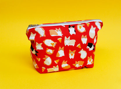 Pencil Case - Corgilicious (two sizes available)