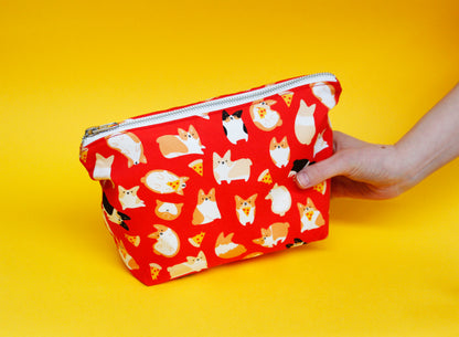 Pencil Case - Corgilicious (two sizes available)