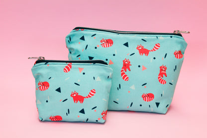 Astuccio portatutto - Twist and Panda con sfondo giallo (due misure disponibili)