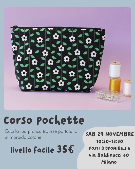 WORKSHOP DI CUCITO - POCHETTE (sabato 29 novembre)