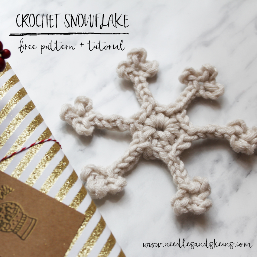 crochet snowflake anteprima